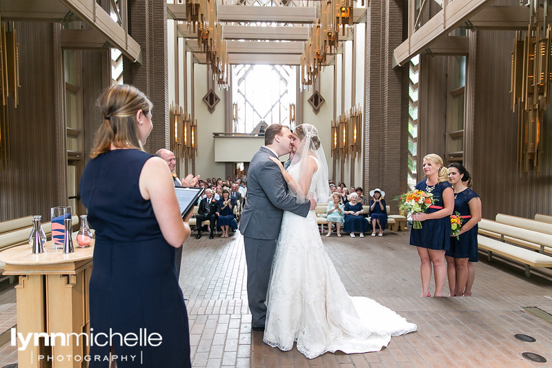 first kiss at MLC chapel fort worth