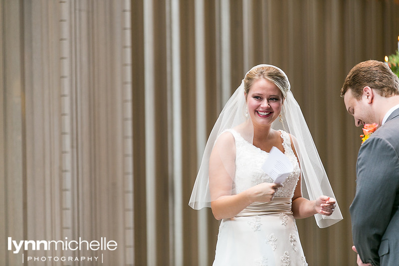 bride at marty leonard chapel