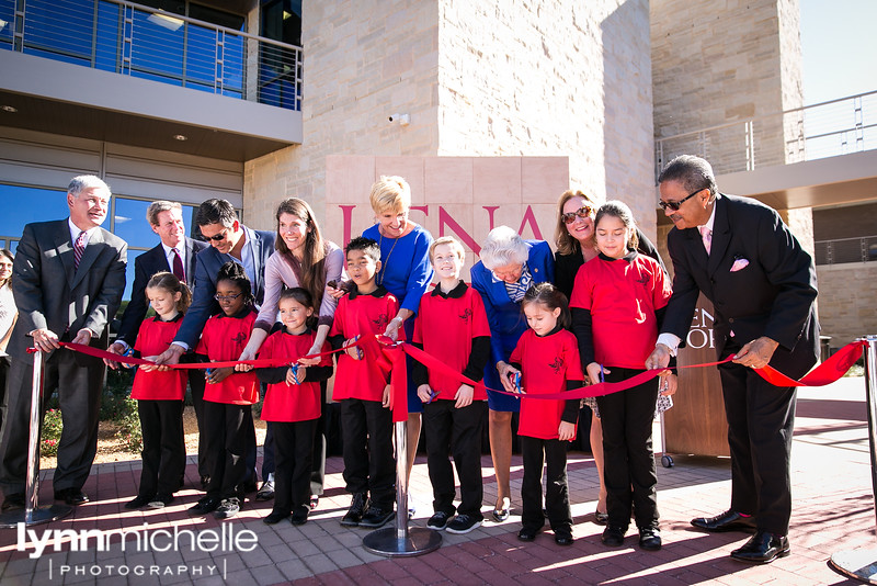 amon carter ribbon cutting and grand opening