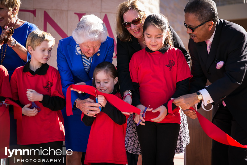 amon carter ribbon cutting