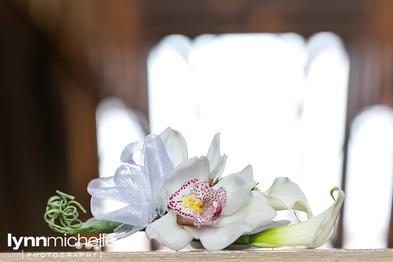 white orchids and calla lillies, mother corsage