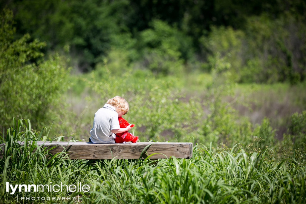 three year old and his best friend