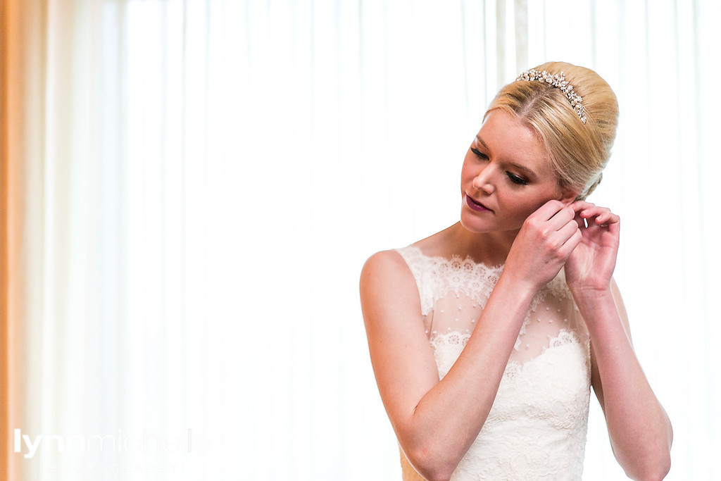 elegant bride at omni fort worth