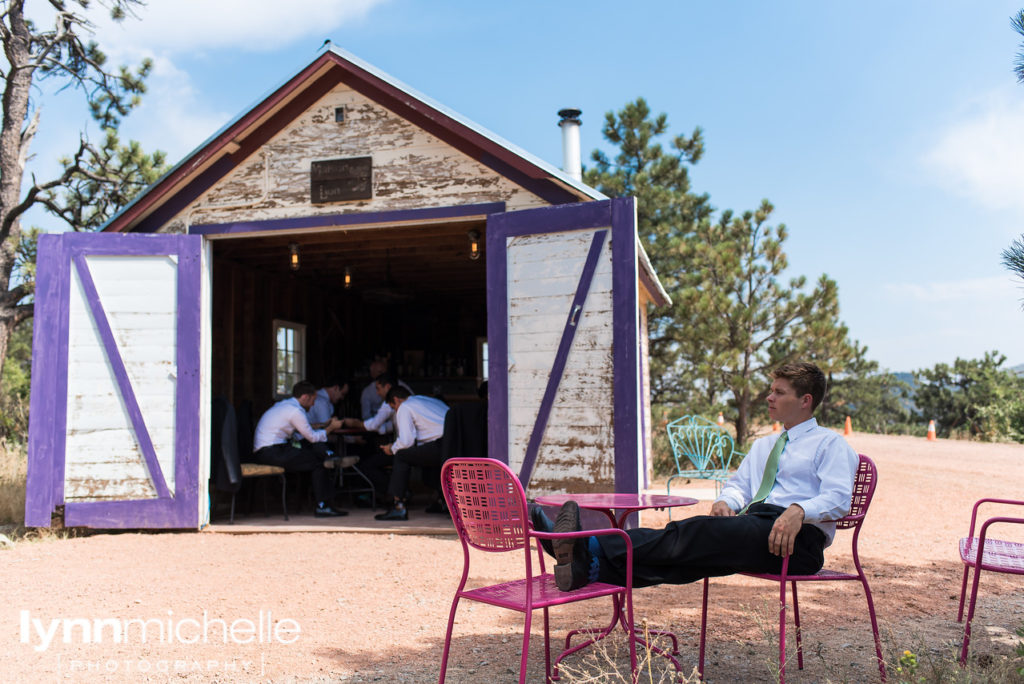 groom and groomsmen getting ready lionscrest manor