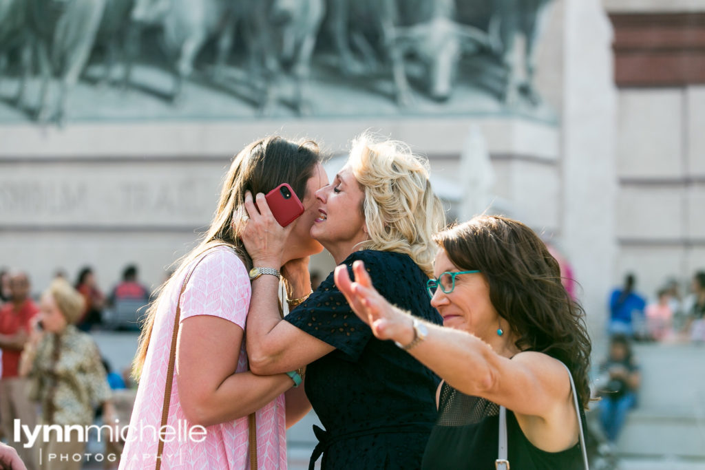 fort worth wedding proposal at sundance square