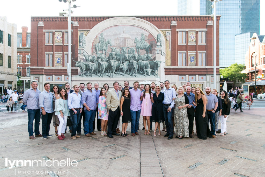 fort worth wedding proposal at sundance square