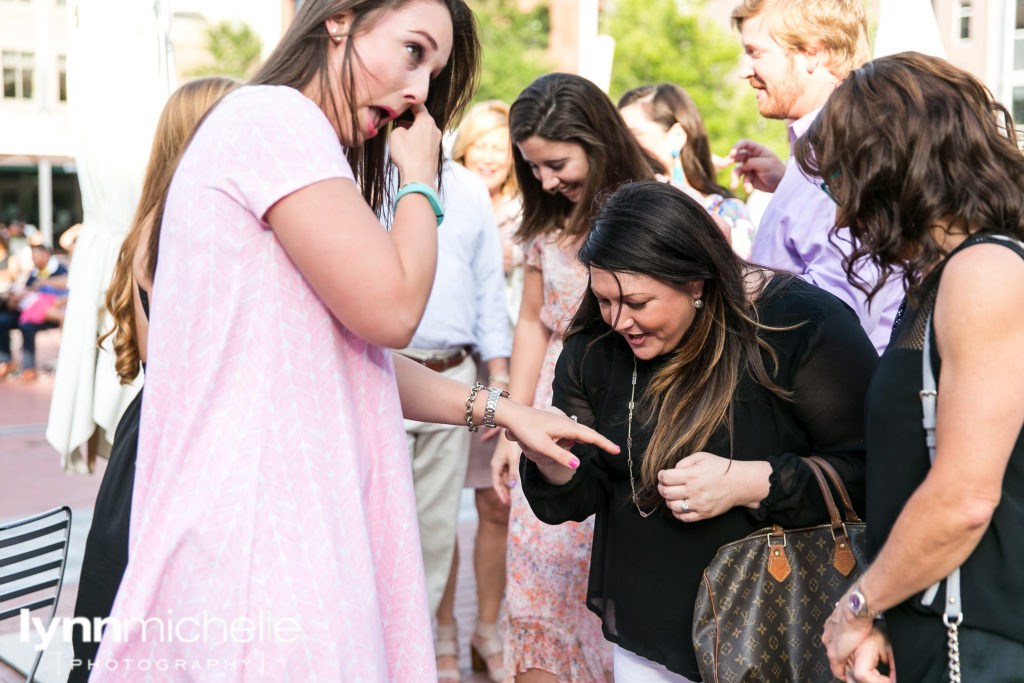 fort worth wedding proposal at sundance square