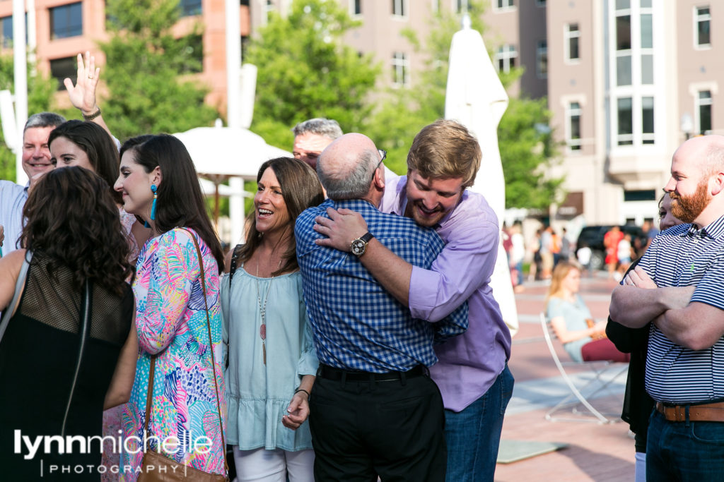 fort worth wedding proposal at sundance square